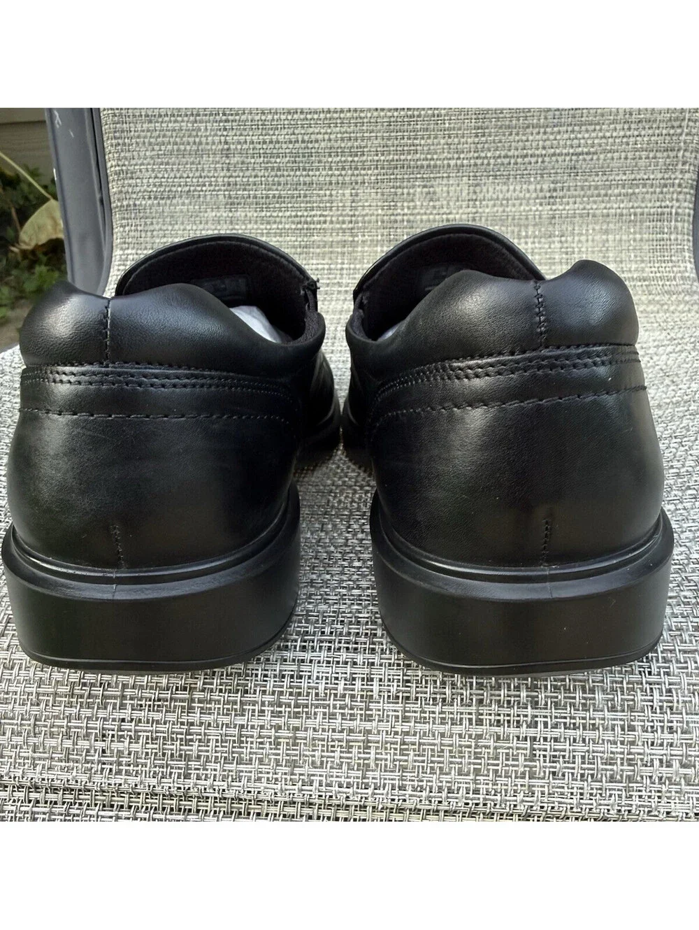 ECCO Helsinki 2.0 Men's Apron Toe Slip-On Shoe Black 500154 01001 Sz 43 (9-9.5)
